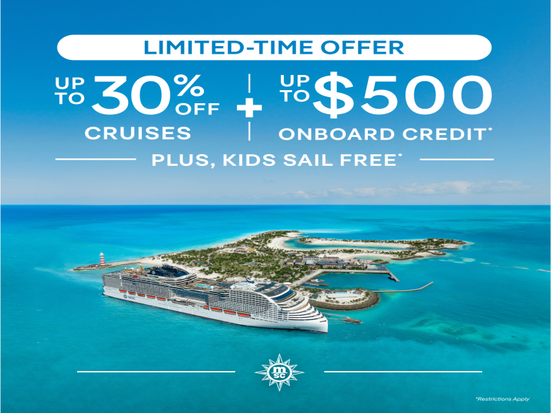 MSC Limited Time Offer